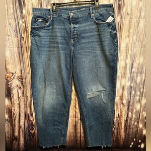 Old Navy Extra High Rise Sky-Hi Straight Jeans